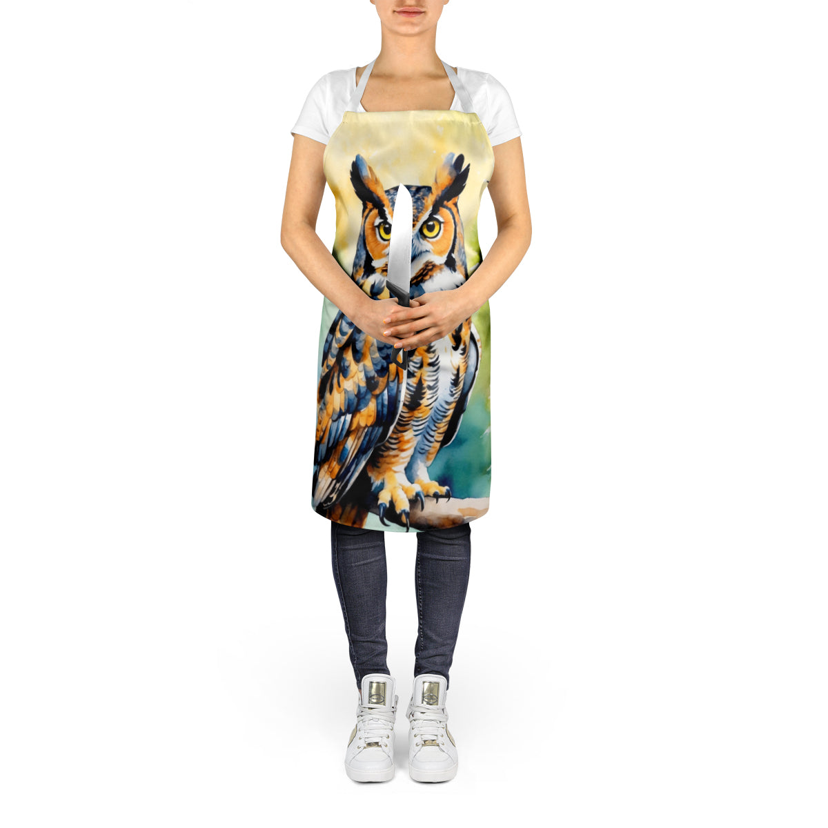 Great Horned Owl Apron