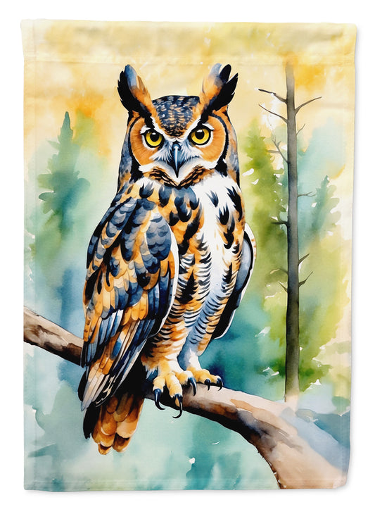 Buy this Great Horned Owl House Flag