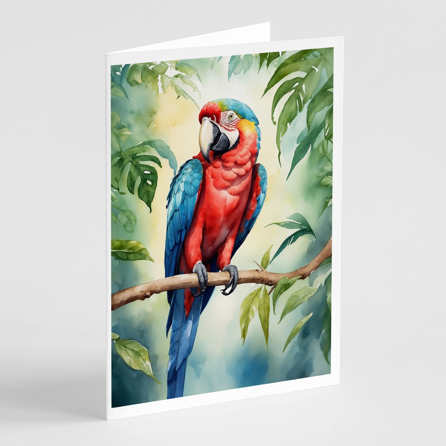 Buy this Macaw Parrot Greeting Cards Pack of 8