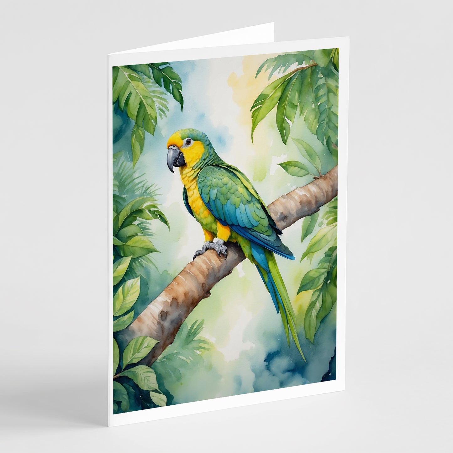 Buy this Yellownaped Amazon Parrot Greeting Cards Pack of 8