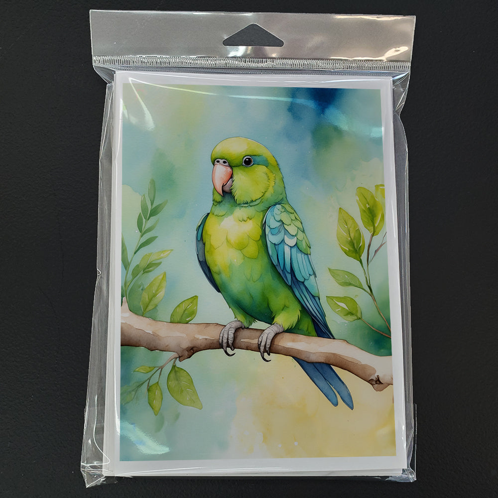 Parrotlet Greeting Cards Pack of 8