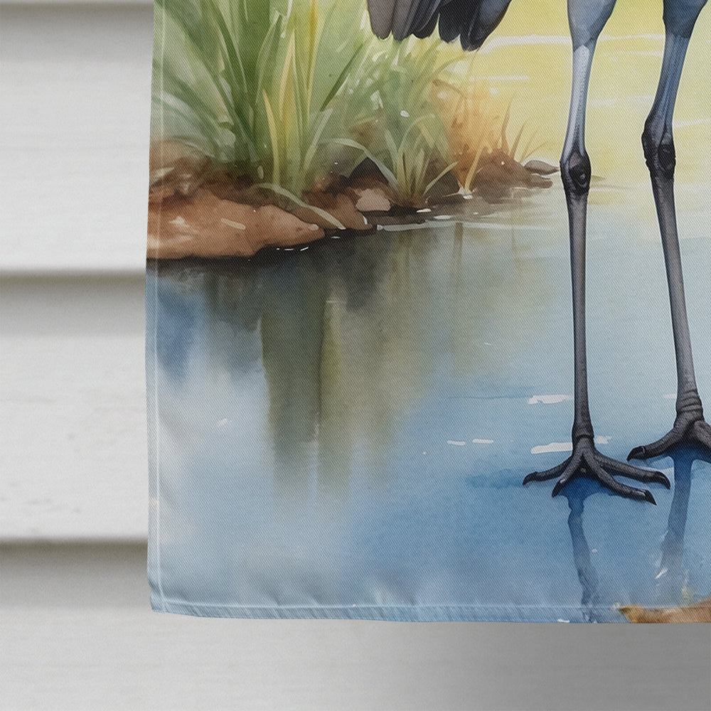 Sandhill Crane House Flag