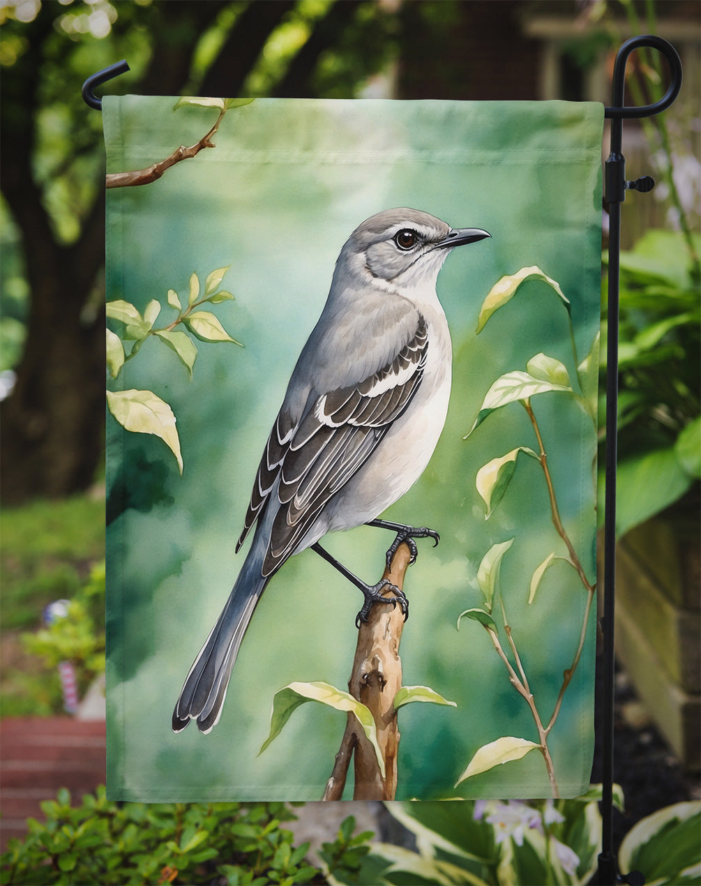 Tennessee Northern Mockingbird Garden Flag