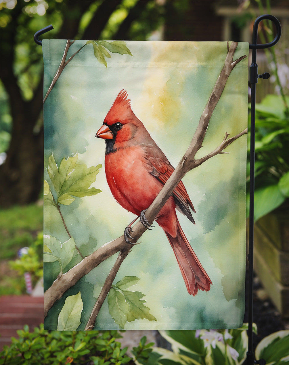 West Virginia Northern CardInal Garden Flag