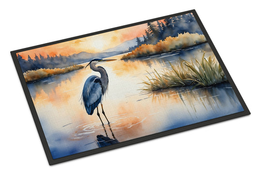 Buy this Blue Heron in the Golden Hour Doormat