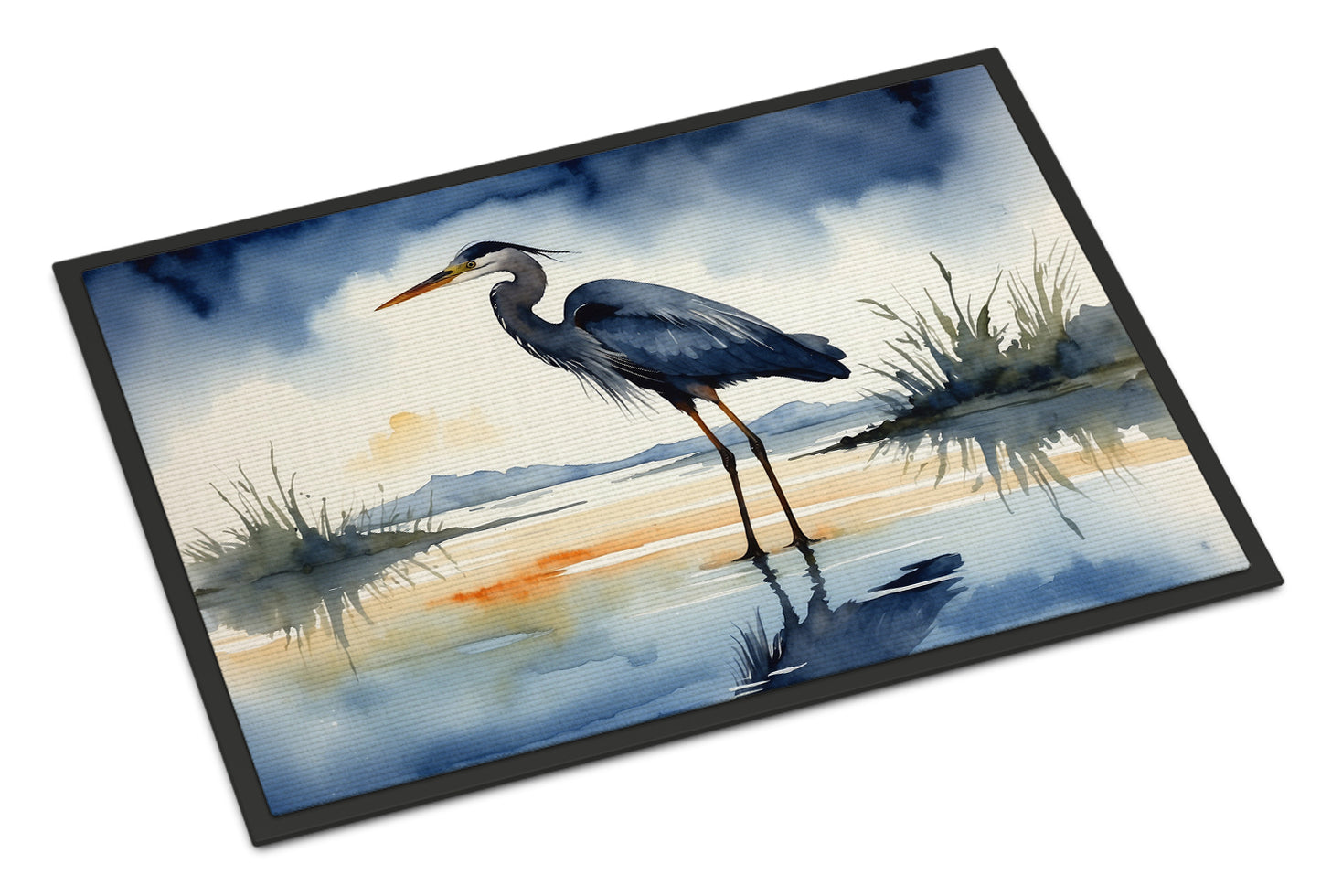 Buy this Blue Heron Barely Lit Sky Doormat