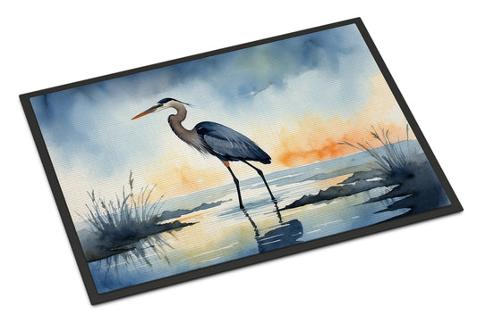 Buy this Blue Heron Barely Lit Sky Doormat