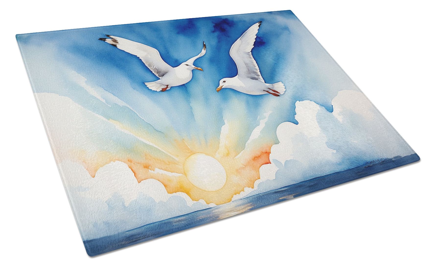 Buy this Gulls Soaring High Glass Cutting Board