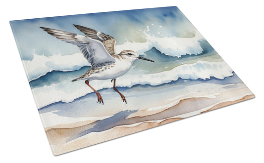 Buy this Sanderling Racing the Tide Glass Cutting Board