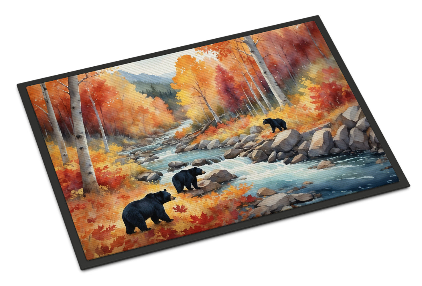 Buy this Bears Autumn in the Woods Doormat