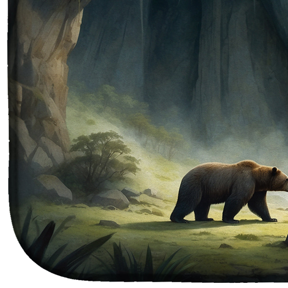 Cave Bears Dish Drying Mat