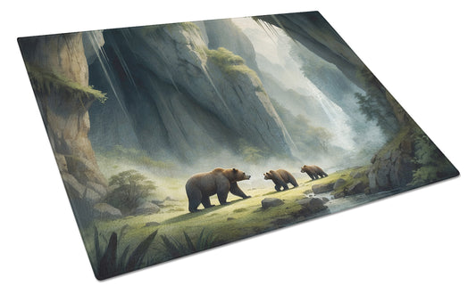 Buy this Cave Bears Glass Cutting Board