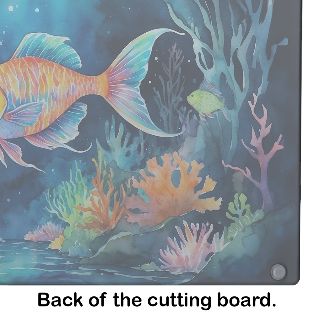 Bioluminescent Fish Glass Cutting Board