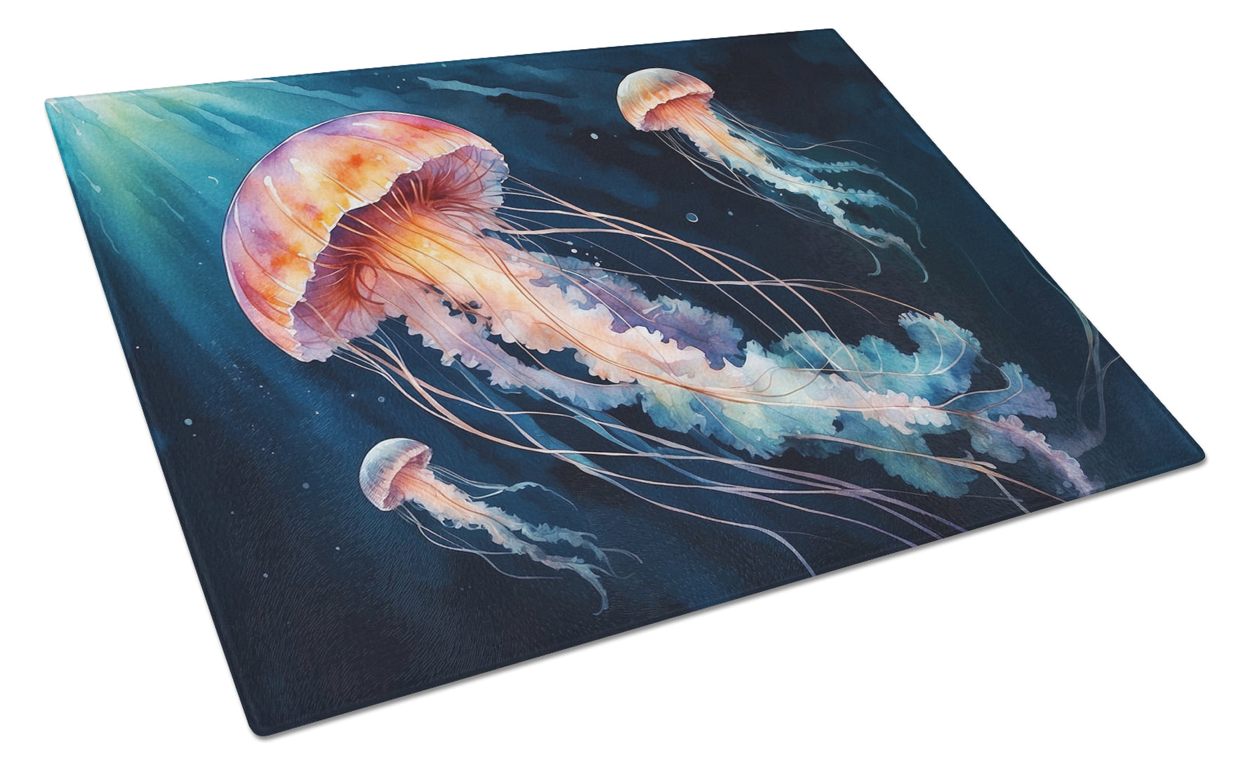 Buy this Deep-Sea Jellyfish Glass Cutting Board