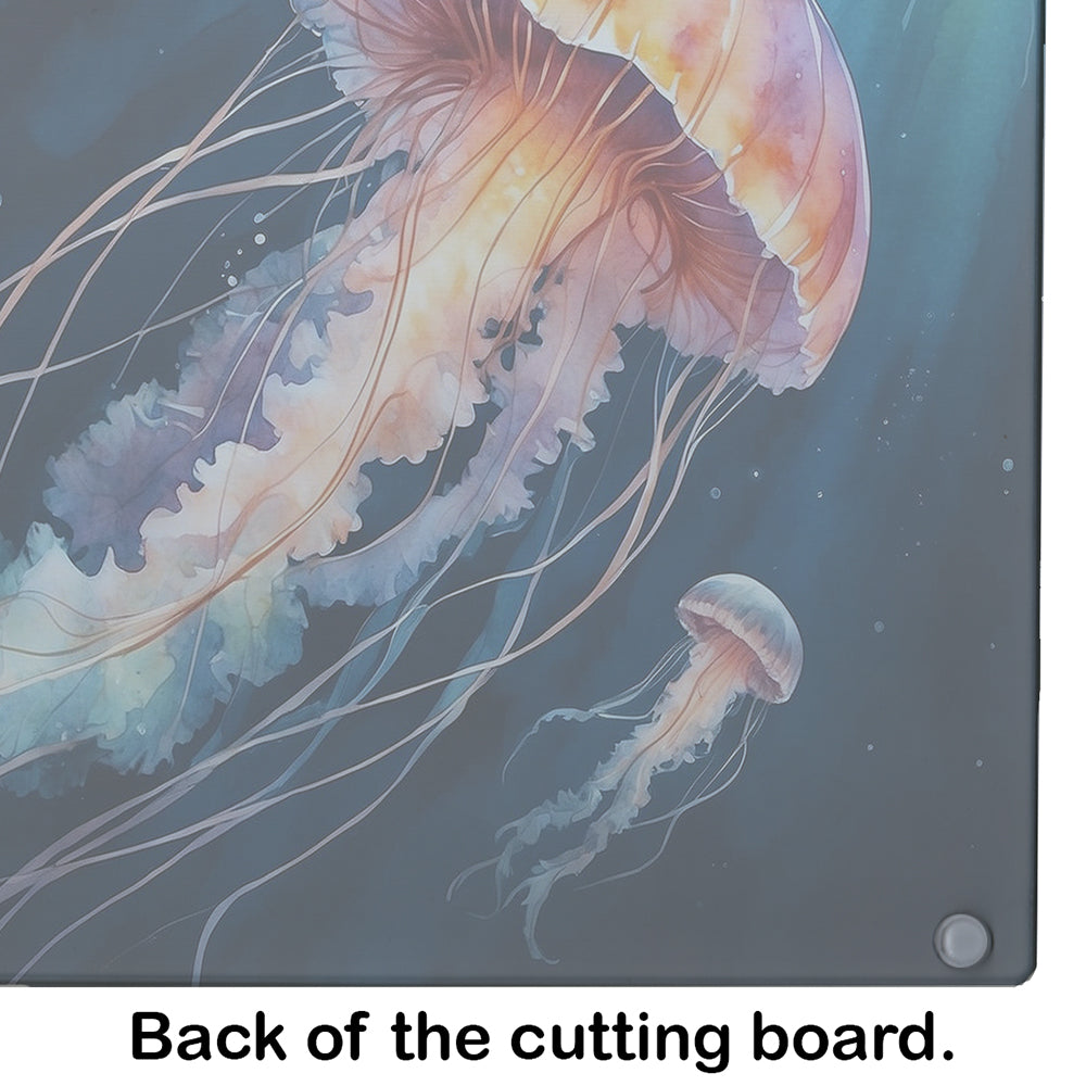 Deep-Sea Jellyfish Glass Cutting Board