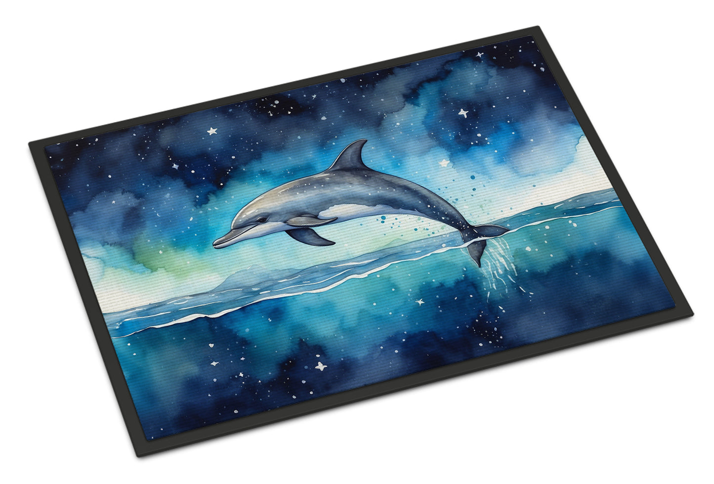 Buy this Dolphin in a Starry Sea Doormat