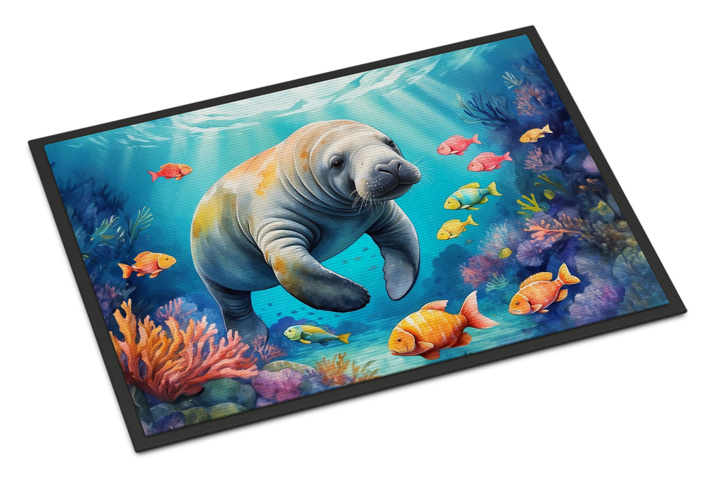 Buy this Summer Manatee Doormat