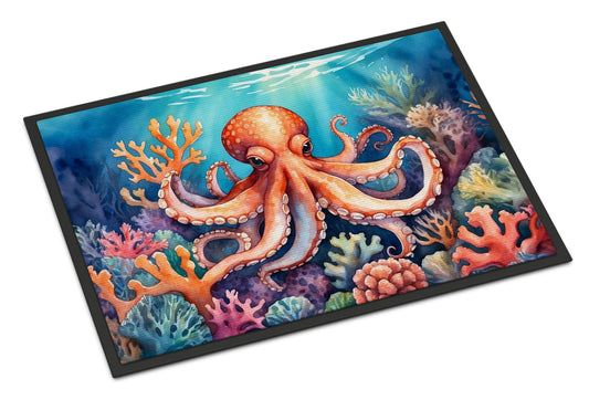 Buy this Octopus Among Coral Doormat