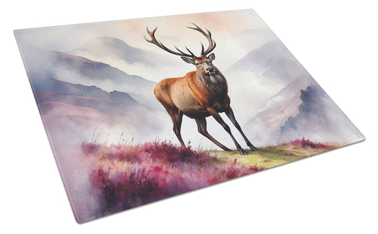 Buy this Highland Red Deer Glass Cutting Board