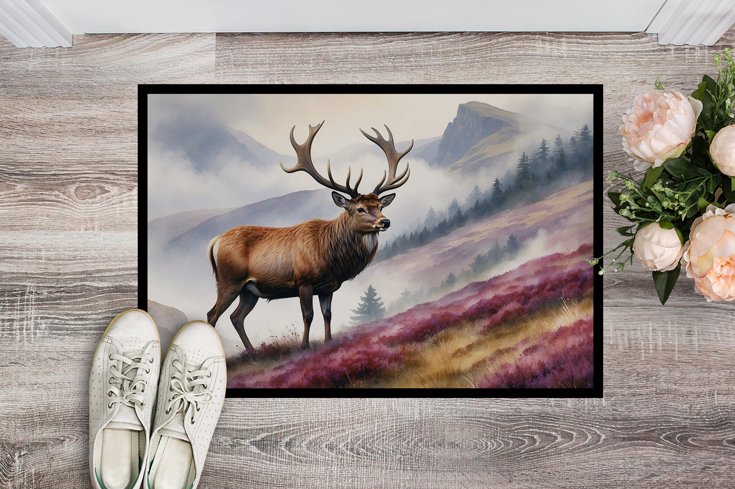 Highland Red Deer Doormat