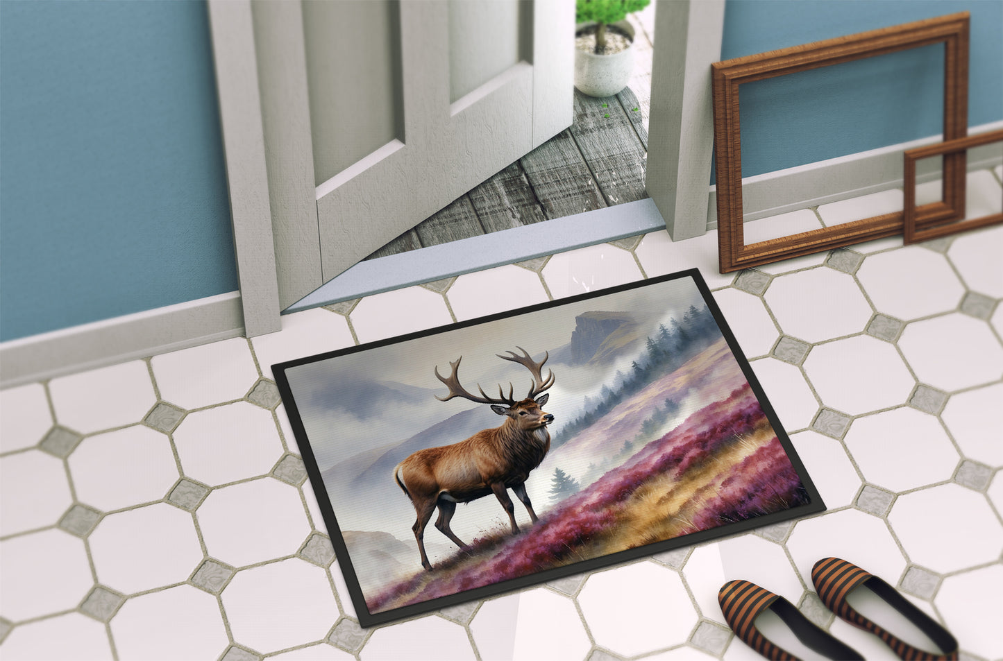 Highland Red Deer Doormat