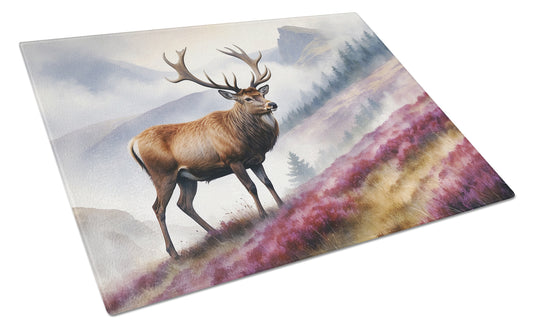 Buy this Highland Red Deer Glass Cutting Board