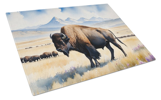 Buy this Prairie Bison Glass Cutting Board