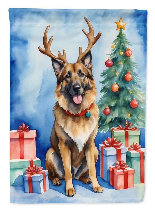 Buy this Belgian Tervuren Christmas Reindeer House Flag