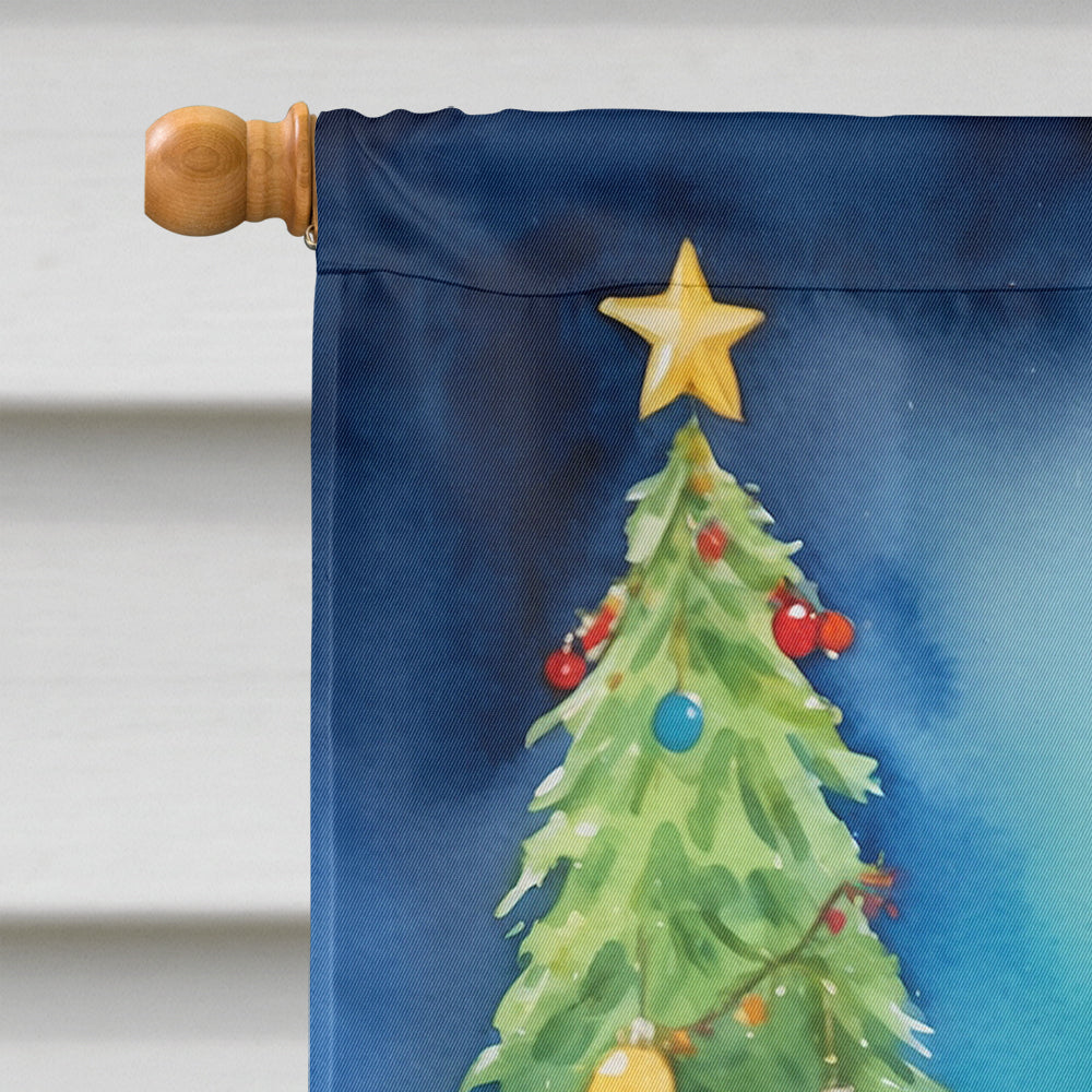 Cane Corso Christmas Reindeer House Flag