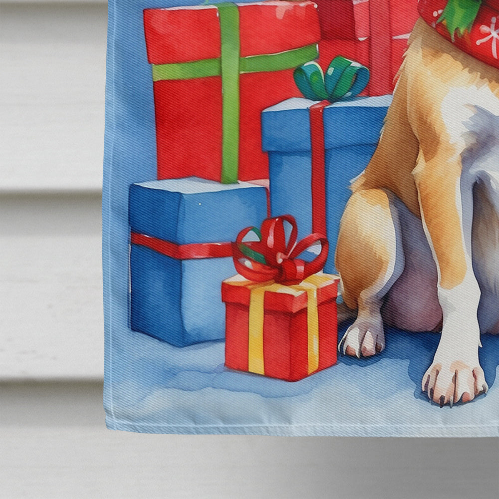 Chihuahua Christmas Reindeer House Flag