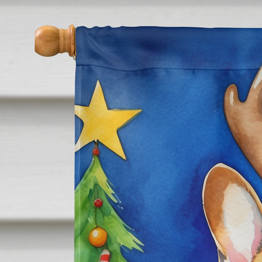 French Bulldog Christmas Reindeer House Flag