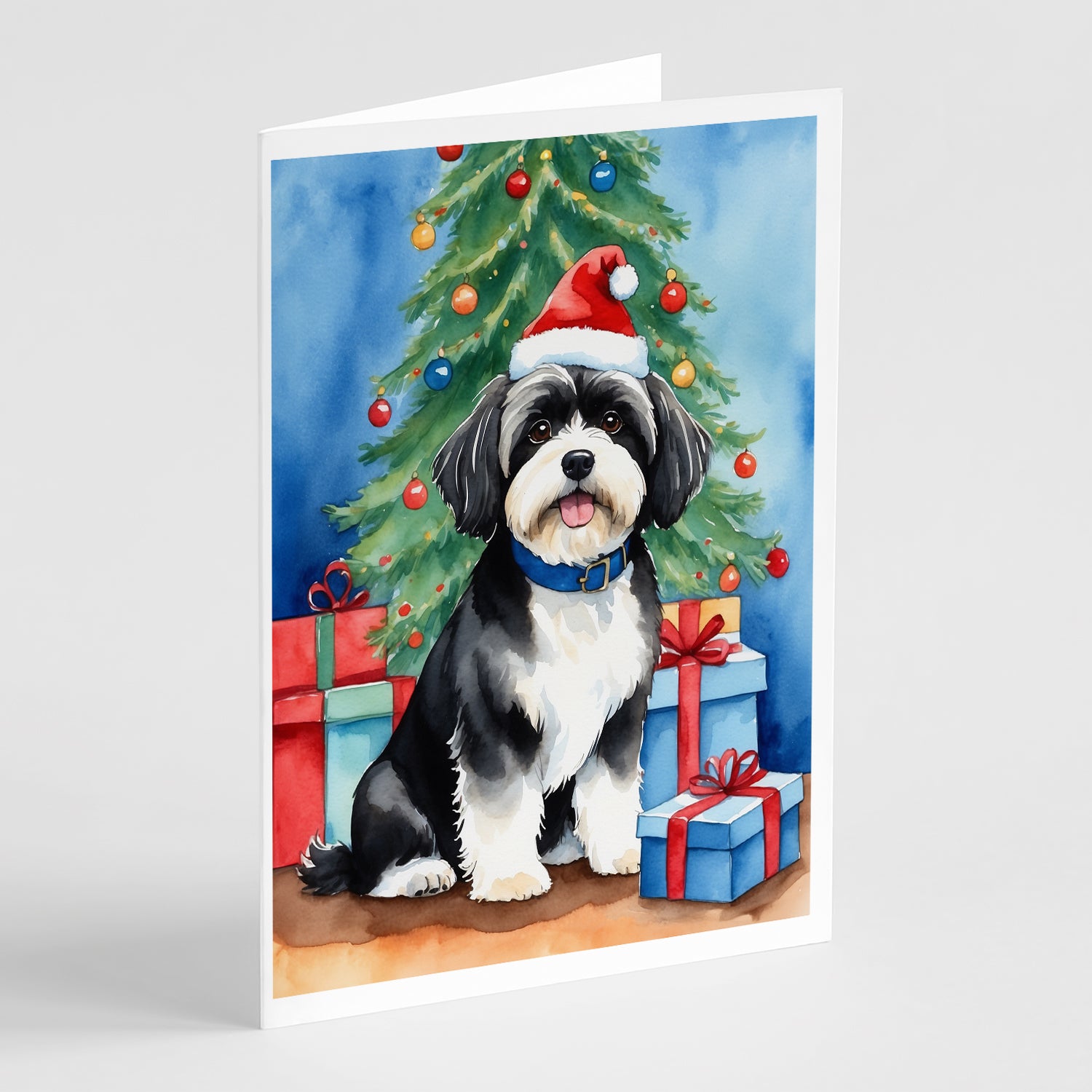 Buy this Havanese Christmas Reindeer Greeting Cards Pack of 8