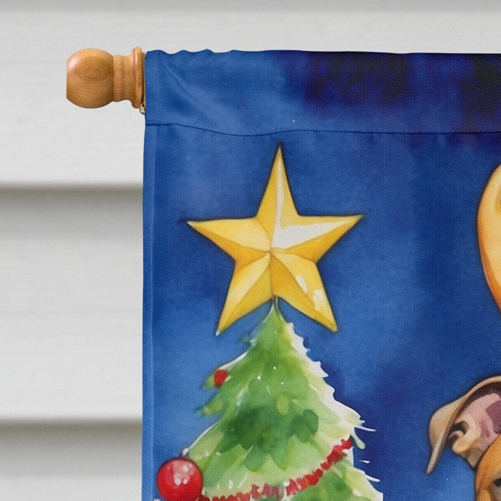 Staffordshire Bull Terrier Christmas Reindeer House Flag