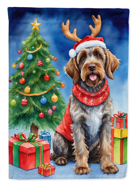 Buy this Wirehaired Pointing Griffon Christmas Reindeer House Flag