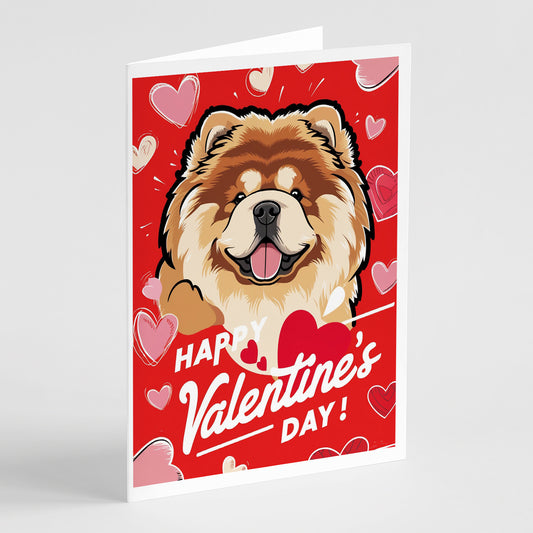 Buy this Chow Chow Happy Valentine's Day Greeting Cards Pack of 8