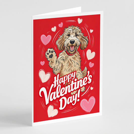 Buy this Labradoodle Happy Valentine's Day Greeting Cards Pack of 8
