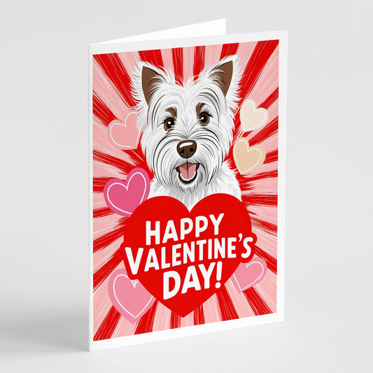 Buy this Westie Happy Valentine's Day Greeting Cards Pack of 8