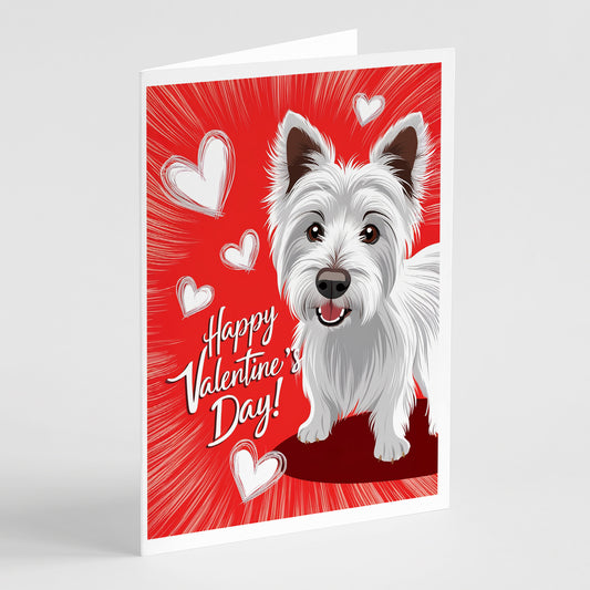 Buy this Westie Happy Valentine's Day Greeting Cards Pack of 8