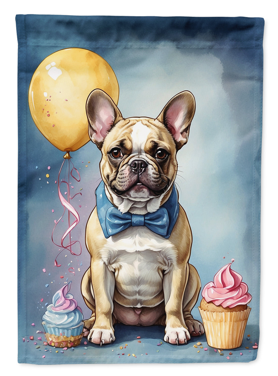 Buy this French Bulldog Happy Birthday House Flag