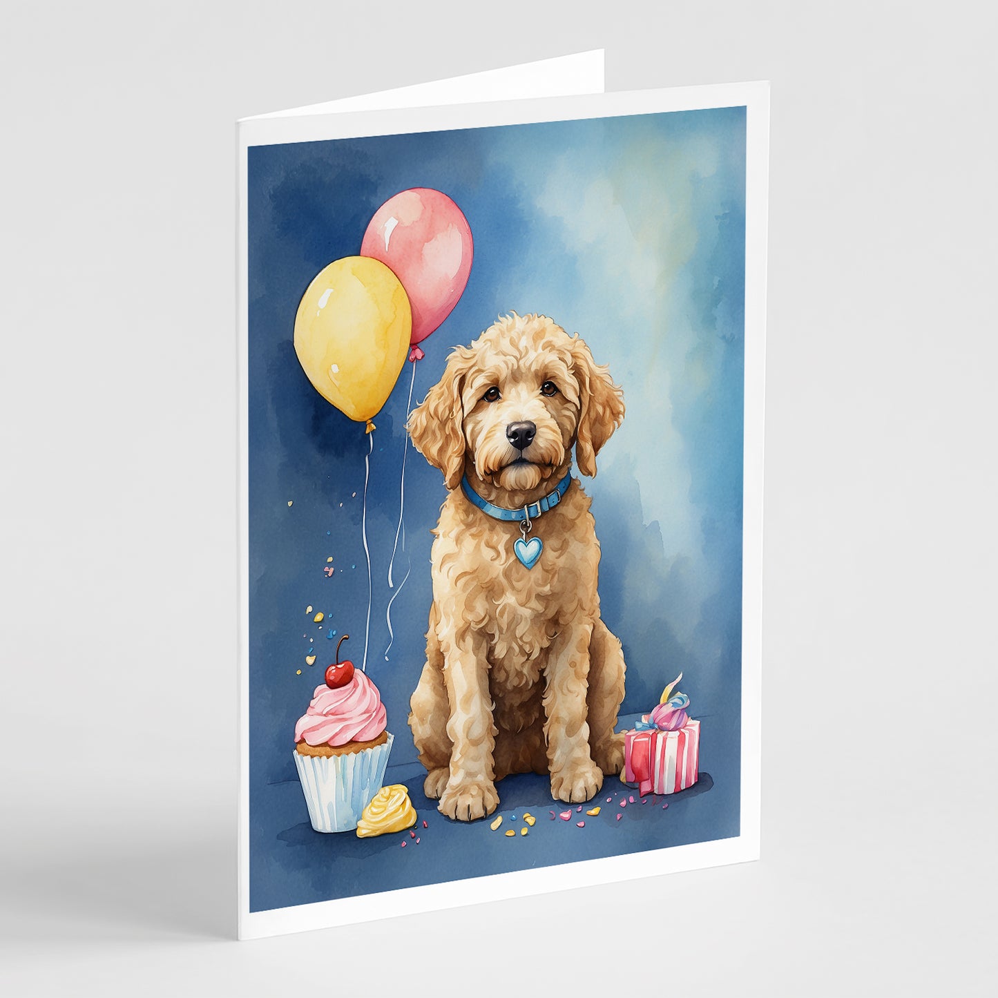 Buy this Goldendoodle Happy Birthday Greeting Cards Pack of 8
