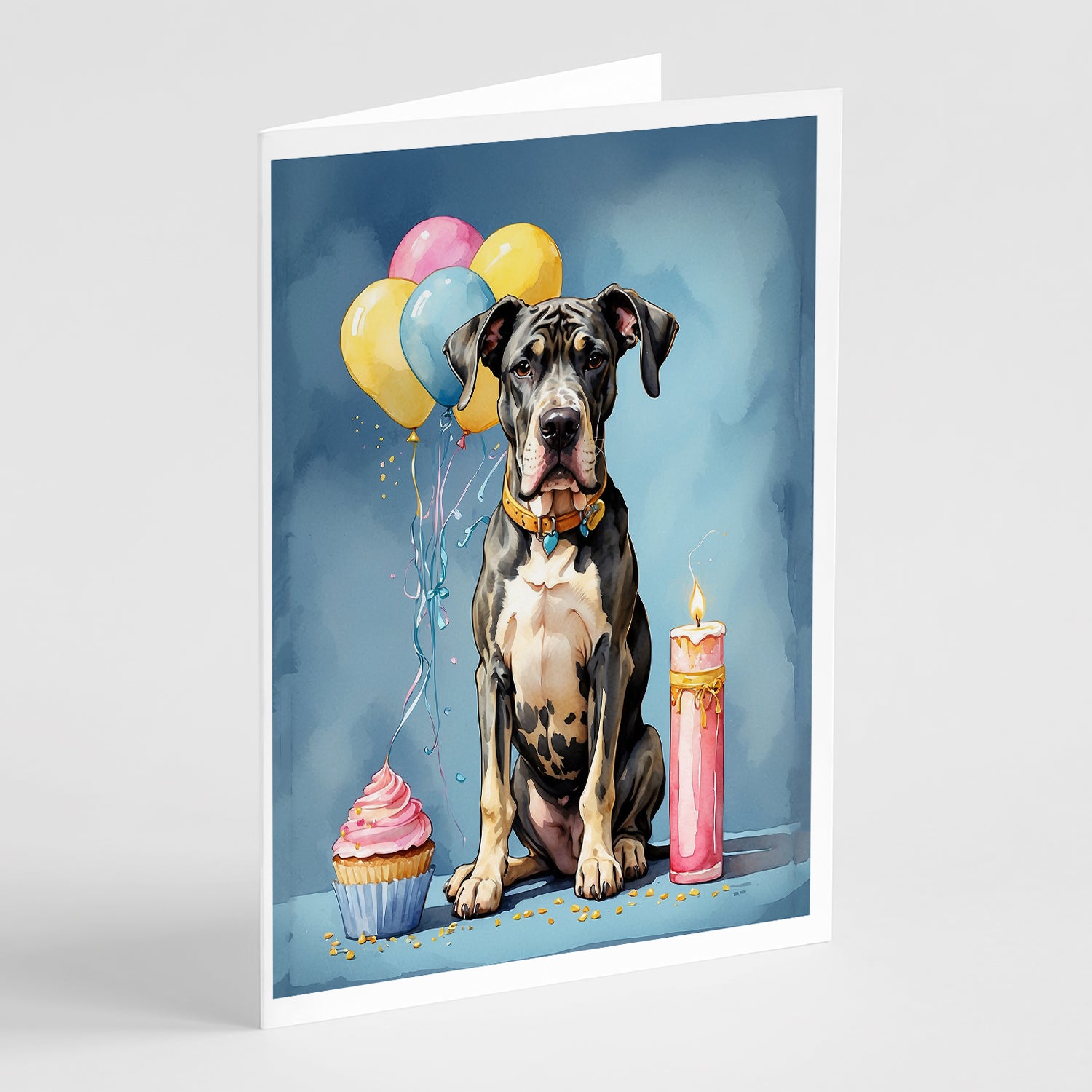 Buy this Great Dane Happy Birthday Greeting Cards Pack of 8