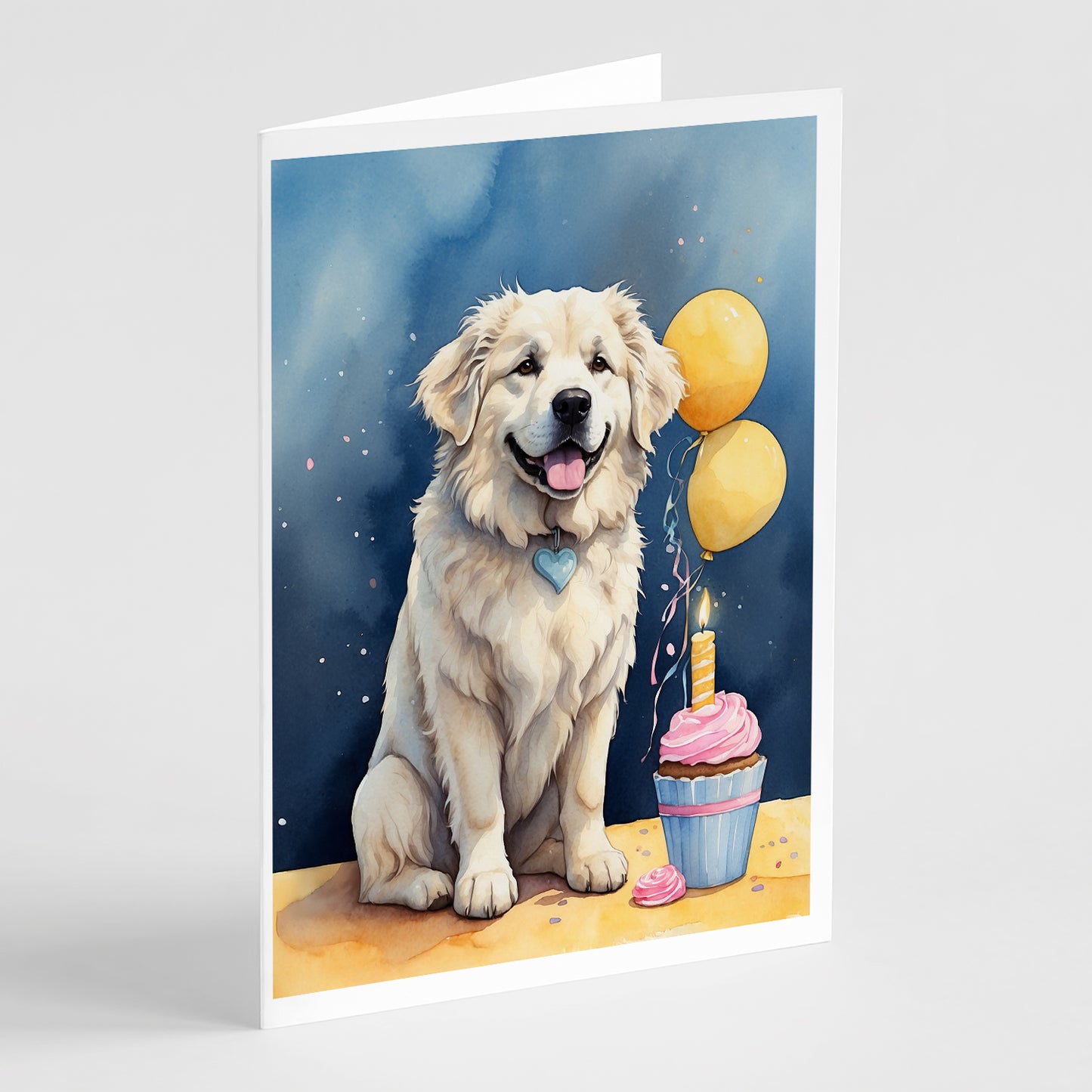Buy this Great Pyrenees Happy Birthday Greeting Cards Pack of 8