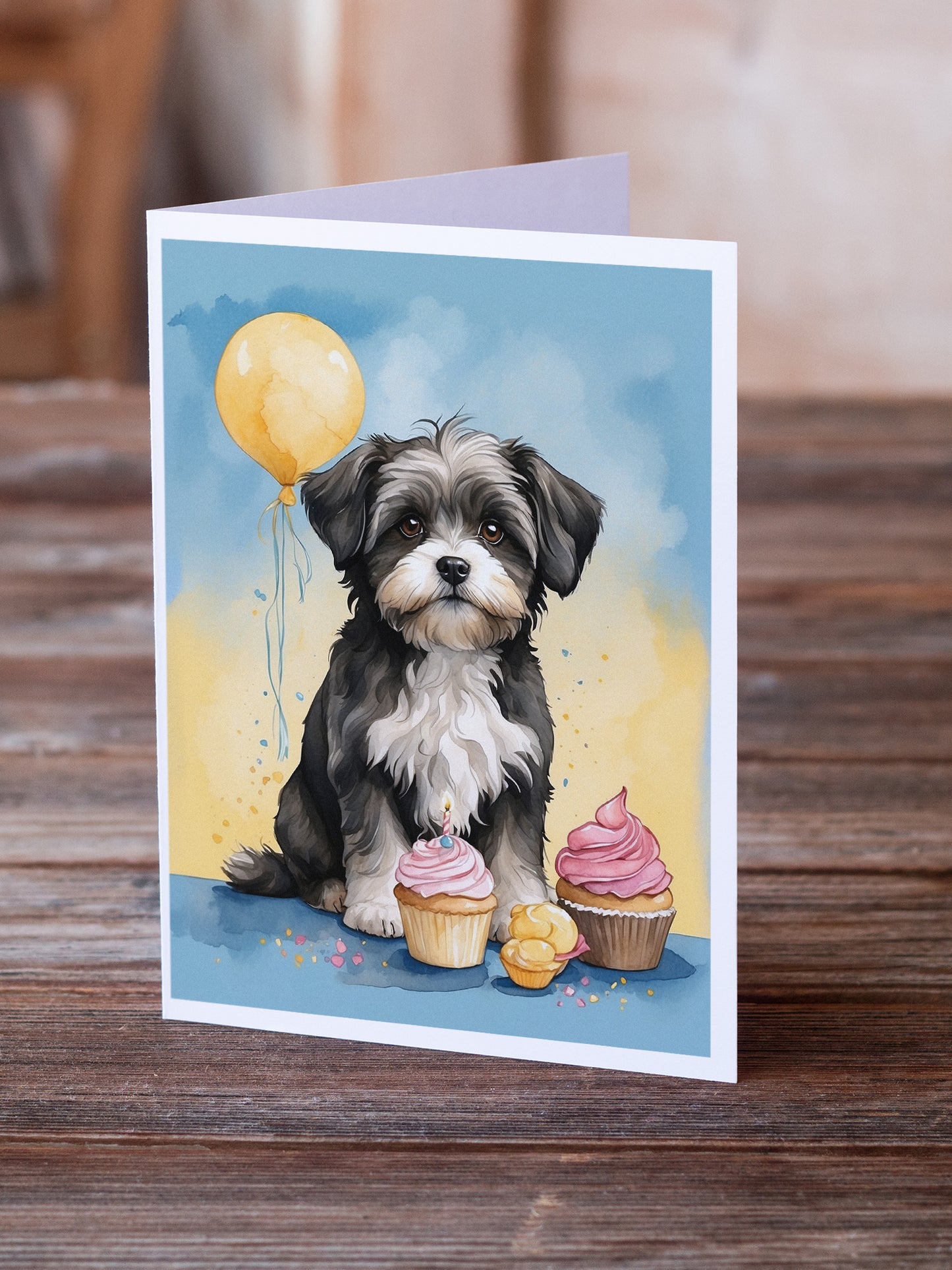 Havanese Happy Birthday Greeting Cards Pack of 8
