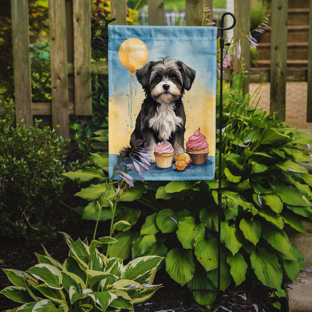 Havanese Happy Birthday Garden Flag