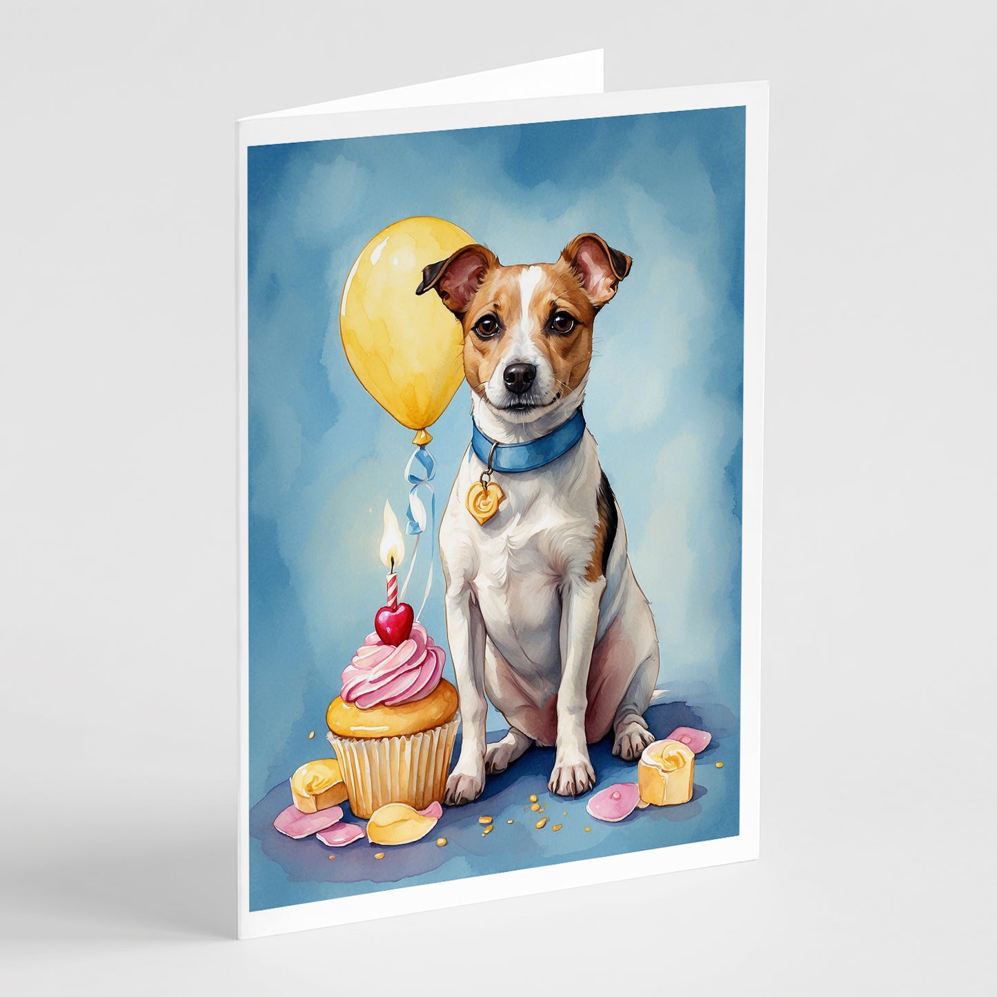 Buy this Jack Russell Terrier Happy Birthday Greeting Cards Pack of 8