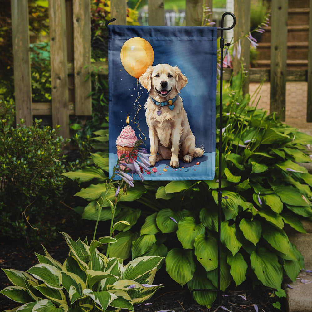 Kuvasz Happy Birthday Garden Flag