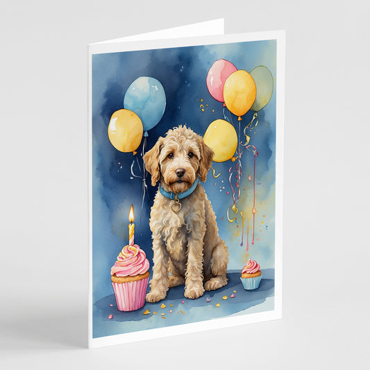 Buy this Labradoodle Happy Birthday Greeting Cards Pack of 8