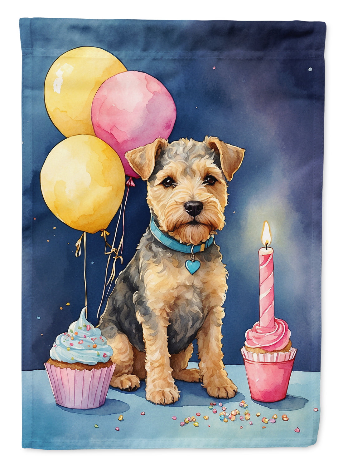 Buy this Lakeland Terrier Happy Birthday House Flag