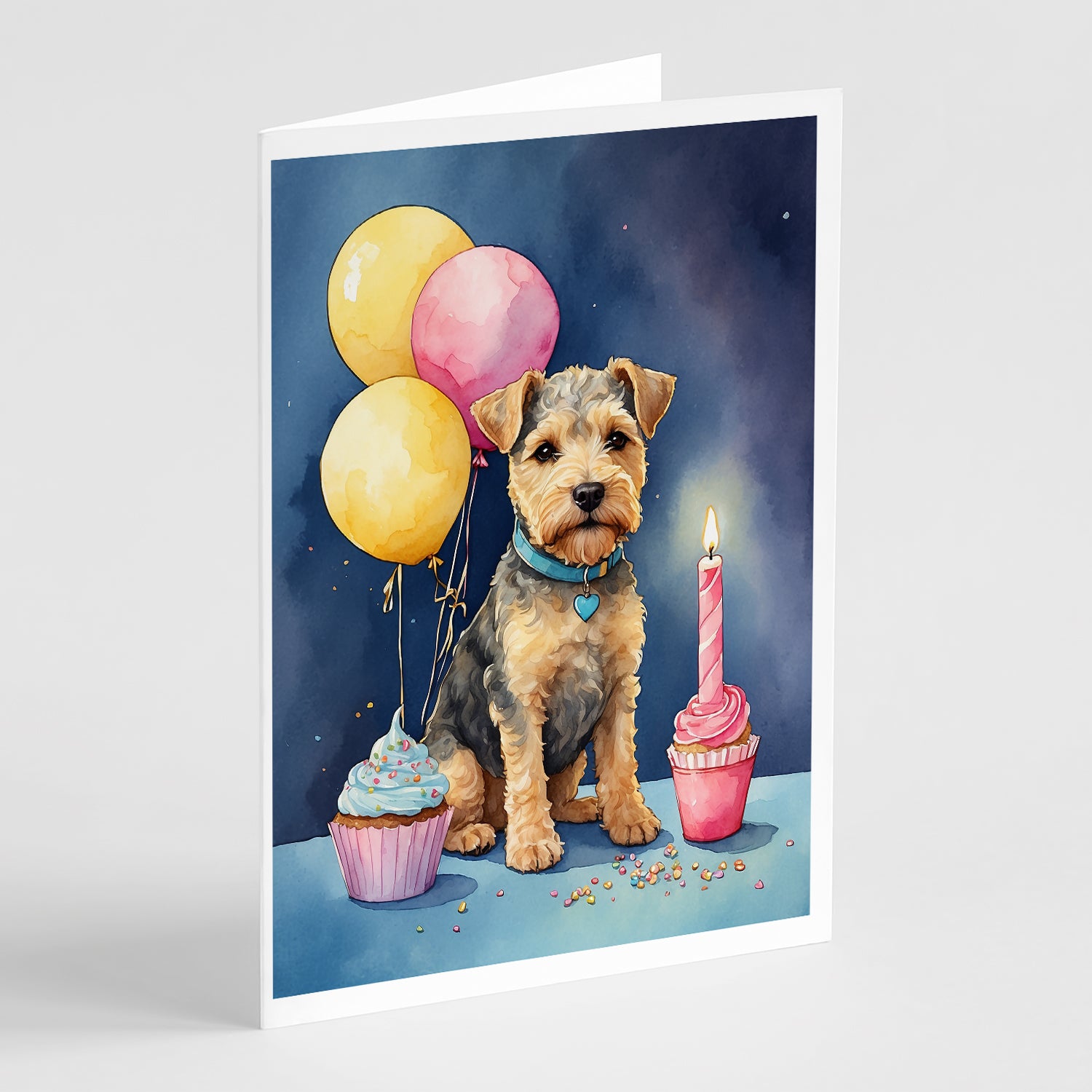 Buy this Lakeland Terrier Happy Birthday Greeting Cards Pack of 8