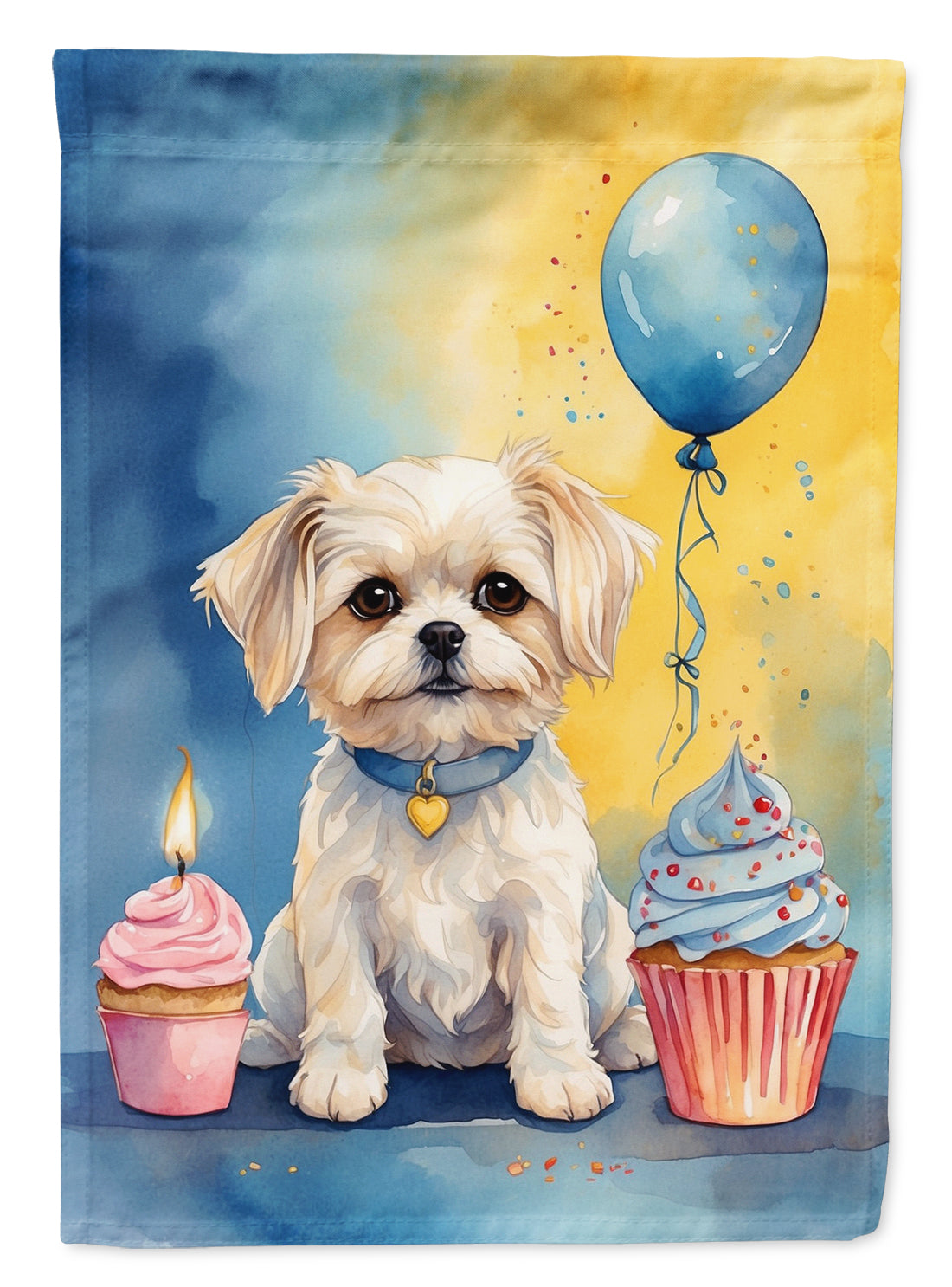 Buy this Maltese Happy Birthday Garden Flag